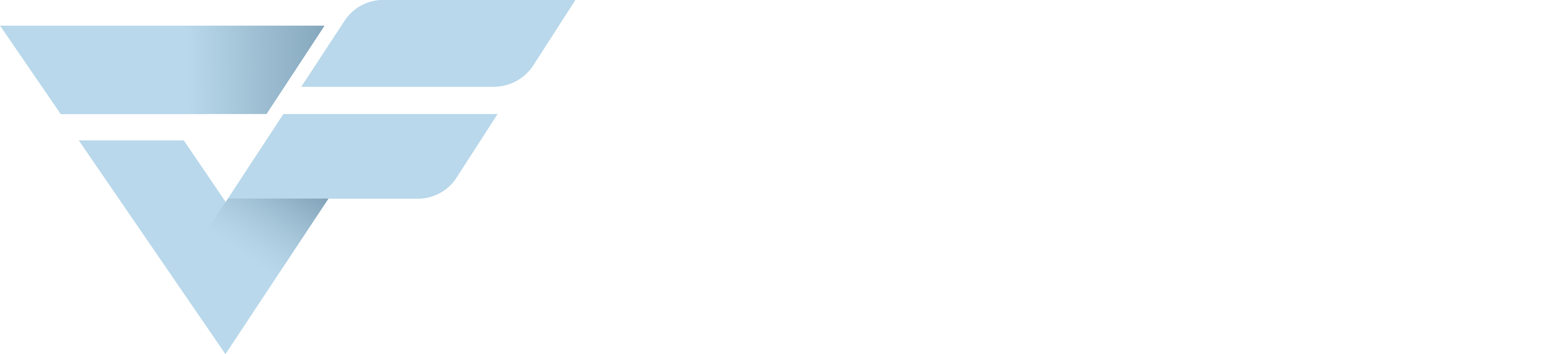 VF Logo - Reversed blue + white - Full logo (Horizontal Stack)